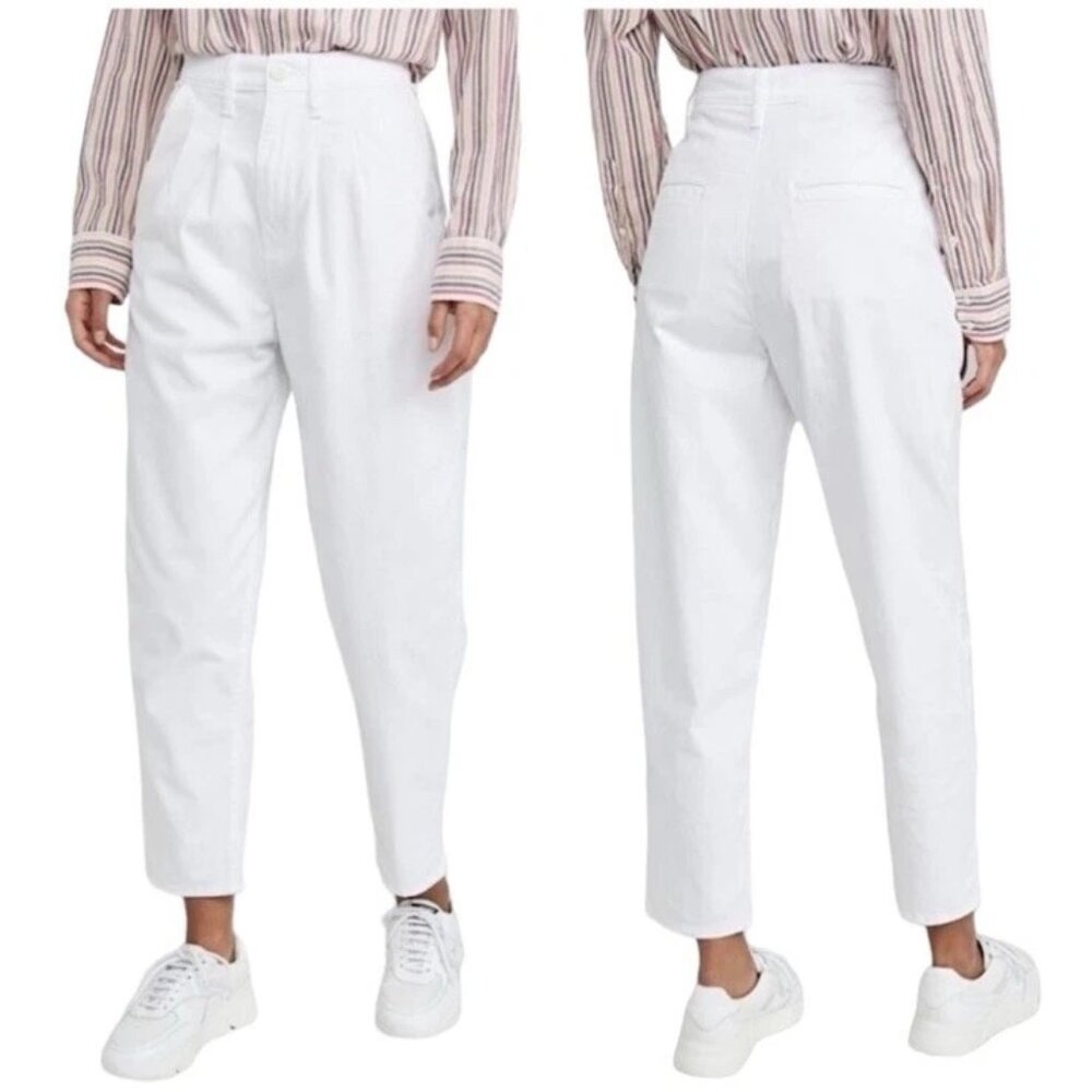 Levi's Strauss Pleated Balloon Leg off white Pants size 23